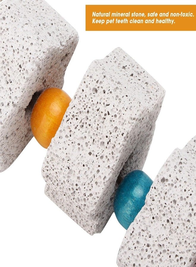 Jizlan 1Pc White Bird Beak Grinding Stone Bird Chewing Toys Beak Grinding Stone for Parrots Hamsters and Other Small Animals Pet Supplies - Image 5
